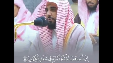 تلاوة قصيرة للشيخ عبدالله الجهني حفظه الله حالات