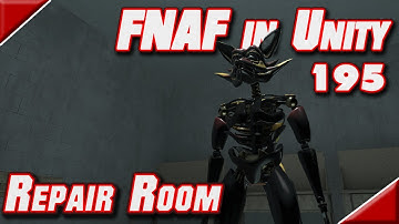FNAF VR in Unity 195 Animatronic Repair Room Modeling and Texturing