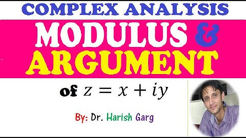 Modulus and Principal Argument of Complex Number