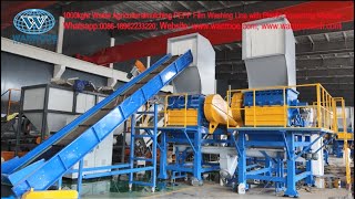 Waste Agricultural Plastic Mulching Film PEPP Film Washing Line With Plastic Squeezing Machine screenshot 5