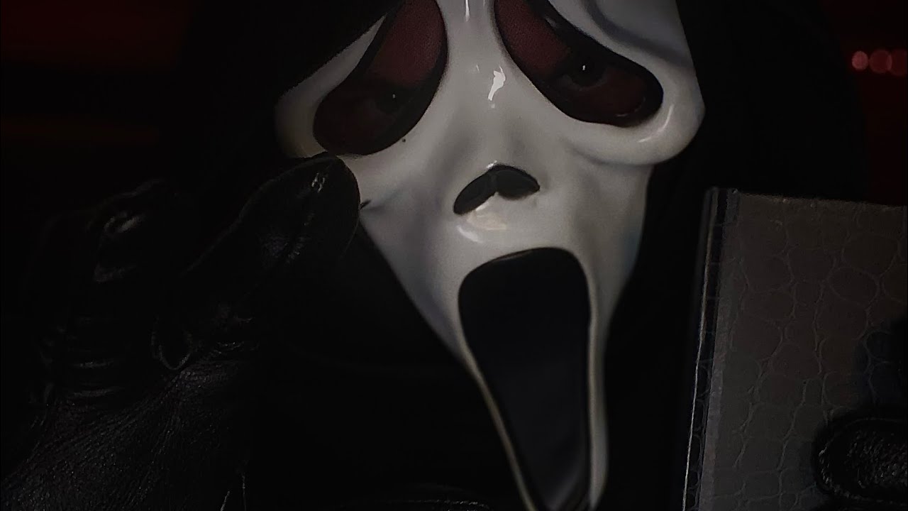 Asmr Drawing the Victim with Ghost Face