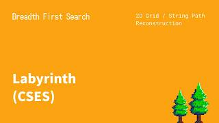 2. Grid BFS & String Path Reconstruction | BFS Foundations (CSES Labyrinth)