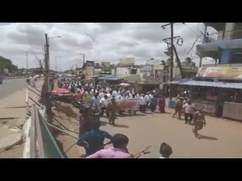 திருவெறும்பூரில் முன்னாள் பிரதமரின் வாஜ்பாய் மறைவுக்கு அனைத்து கட்சியினர் பங்கேற்ற மௌன ஊர்வலம்