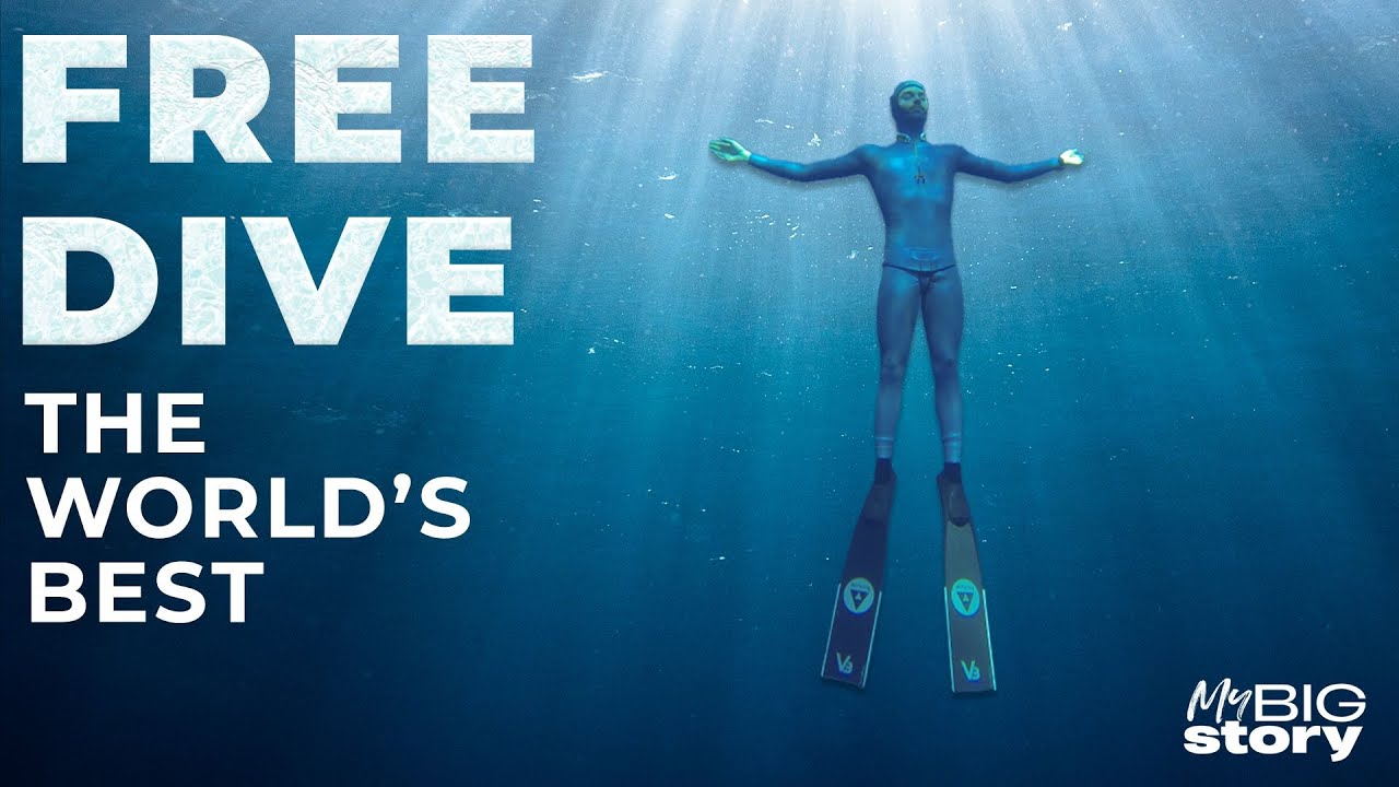 The World's Best Freediver, Arnaud Jerald, Sets 7th World Record - YouTube