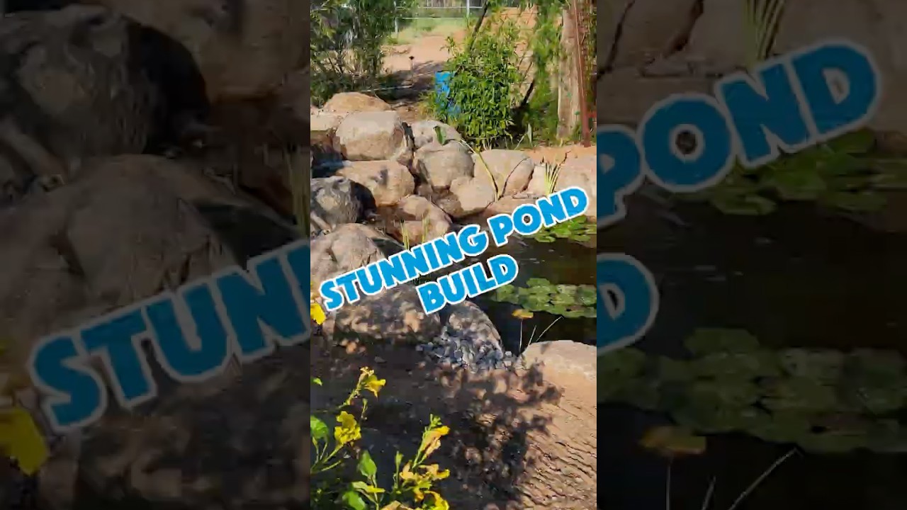 Koi Pond with a FIRE HYDRANT Fountain?! #shorts