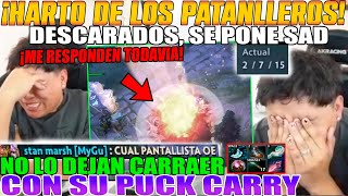HARTO DE LOS PANTALLEROS D3SCARADOS! MACARIUS SE PONE SAD, NO LO DEJAN CARREAR C SU PUCK CARRY DOTA