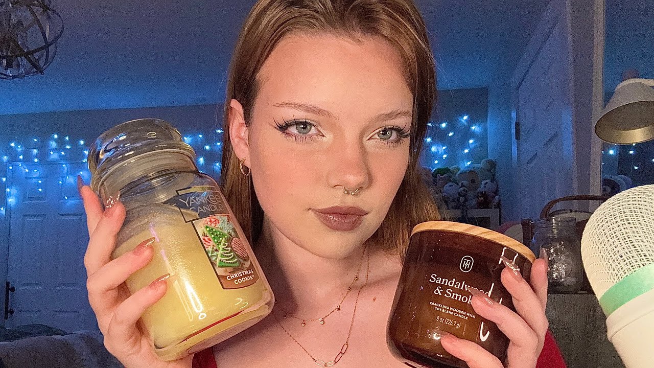 ASMR Candle Sounds 🕯️ | Tapping, Scratching, Whispering + Burning Wicks