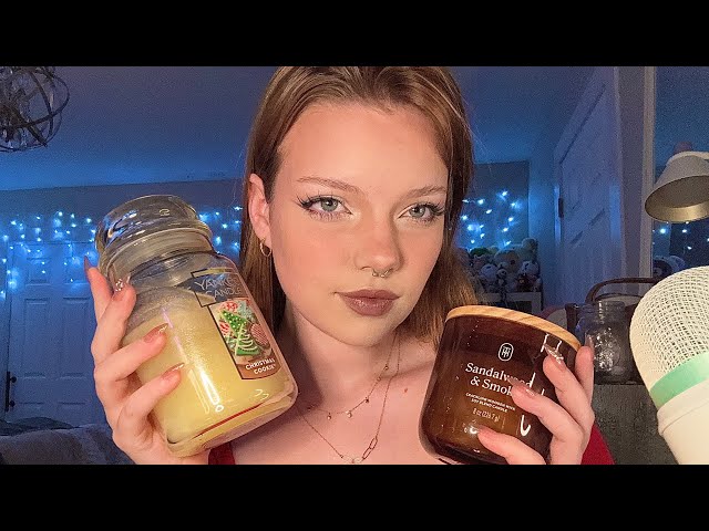 ASMR Candle Sounds 🕯️ | Tapping, Scratching, Whispering + Burning Wicks