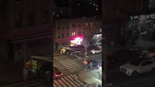 NYPD Police Car #72 Precinct Responding Rumblers while turning right on 56 ST & 7 AVE by the Sirens.