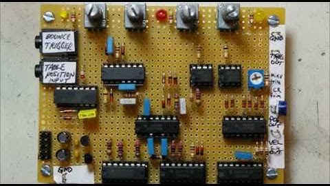 Analog Computer Bouncing Ball 2