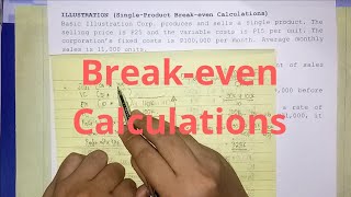 Cost-Volume-Profit (CVP) Analysis - Break-even Point (Part 2)