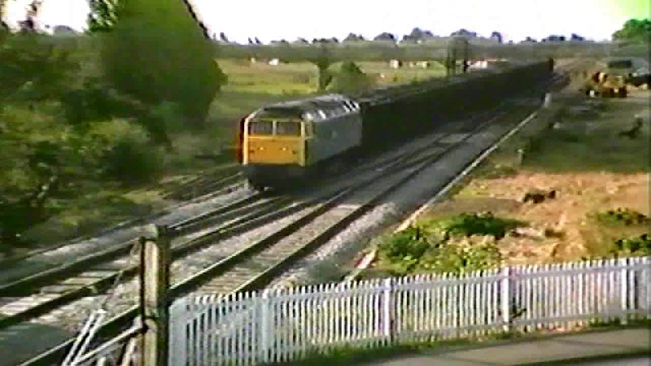 Trains at Spalding in 1983