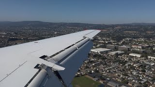 JetSuiteX [JSX] Embraer ERJ-135 Approach & Landing Oakland Intl. (KOAK)