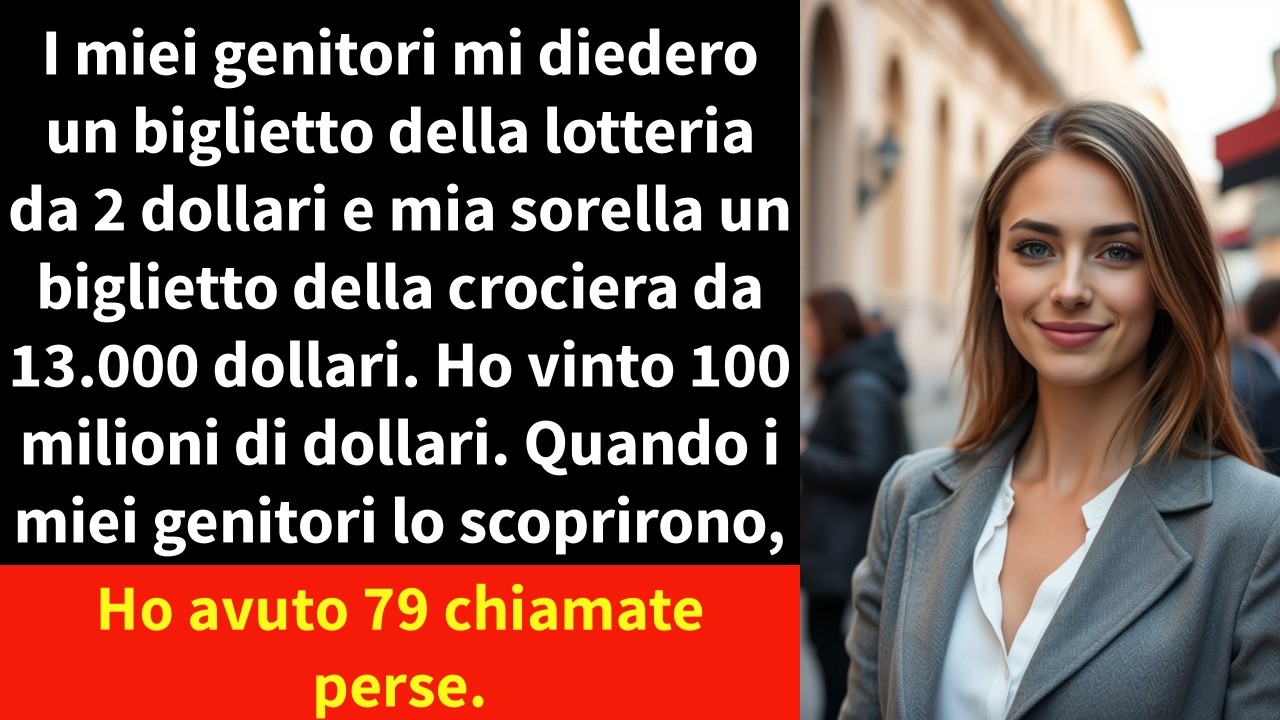 Era il giorno del Ringraziamento, ventidue parenti stipati in salotto, quando i miei genitori regalarono a mia sorella una crociera da tredicimila dollari. Poi mia madre mi porse una busta...