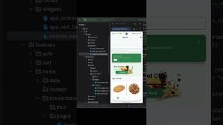 🚀 Day 3 of building a Food Delivery App from scratch! #coding #flutter #freelancedeveloper #bloc