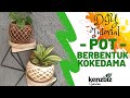 DIY TUTORIAL MEMBUAT POT  BERBENTUK KOKEDAMA | Pot-shaped kokedama