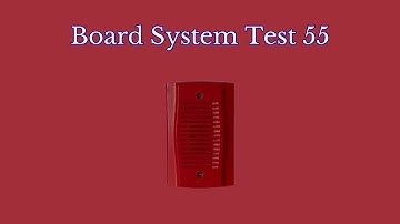 Board System Test 55 with the Fire Lite MS-4424B