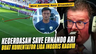 Komentator Inggris Jadi Terpesona!! Reaksi Komentator Eropa Lihat Save Penalti Ernando vs Australia