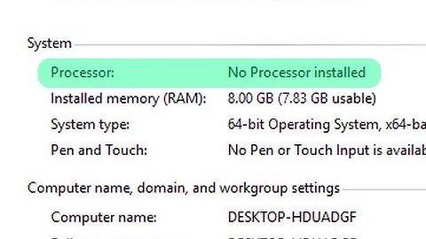 How to Change your Processor name (Regedit)