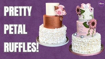 Pretty Petal Ruffles Cake | Easy Technique That Looks Professional
