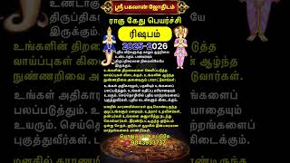 ஷபம ரச ரக கத பயரசச 2025 பலனகள ககத