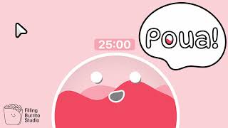 Poua Your Pomodoro Buddy & Minimal Desktop Timer Official Reveal Trailer