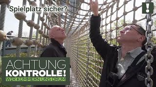 Alle GEFAHREN beseitigt? 🧐 Ist dieser Spielplatz sicher? | Kabel Eins | Achtung Kontrolle