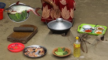 Village Food | Pangas Macher Khichuri Recipe | Pangasius Fish Hotchpotch Recipe in Village Style