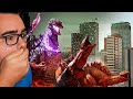 Reacting to SHIN GODZILLA Evolution Size Comparison!