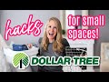 $1 DOLLAR TREE organizing secrets you will *actually* use (perfect for small spaces!)