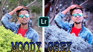 Moody Grey And Blue Tone Effect Lightroom Cc Tutorial Manoj Dey By Sam Editing