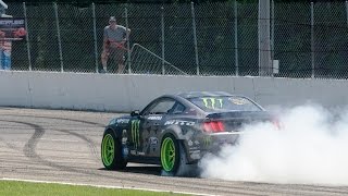 2016 Mustang Week Track Day Vaughn Gittin Jr Drifting Demo