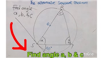 Circle Theorem Property 7(circle geometry) || tangent chord theorem || alternate segment theorem.