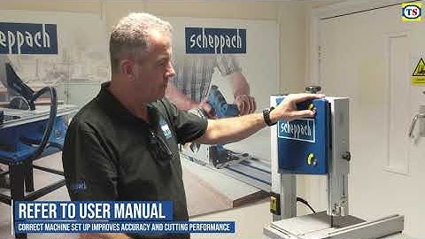 Demo Video: Scheppach HBS261 250mm Bandsaw 230V | Toolstation