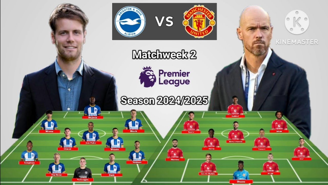 fabian-hurzeler-vs-ten-hag-brighton-vs-manchester-united-4-2-3-1-vs-4