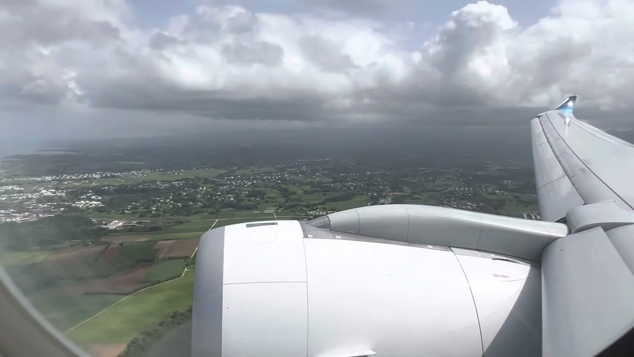 Corsair Airbus A330-900 - Landing at Pointe à Pitre