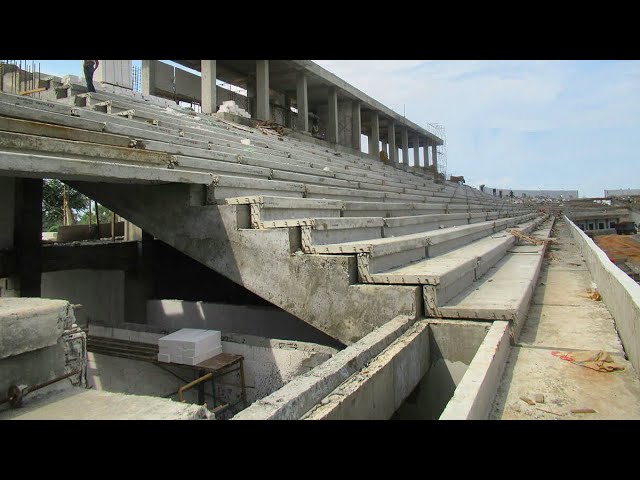 Update‼️Renovasi Stadion Tugu Jakarta Utara Home base Persitara,Tribun Mulai Terbangun,Konsep Modern class=