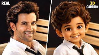 Real Heroes V/S 3D Cartoon Heroes😍❤️