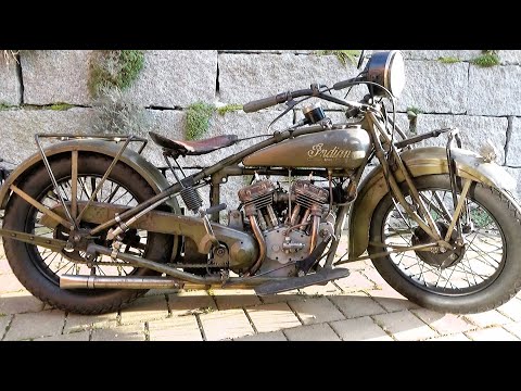 Indian Scout 101 (1929) | Walk around with details - YouTube