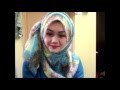 Tutorial wide shawl ala arab 