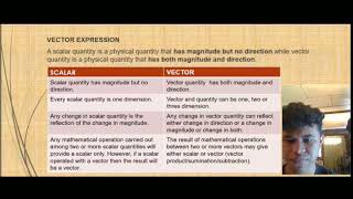 DBM10013 ENGMATH PRESENTATION 2 : VECTOR AND SCALAR - SEM 1