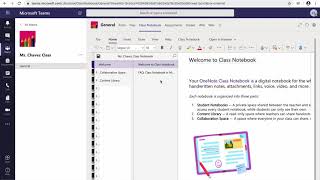 How to make a Classroom Notebook on Microsoft Teams