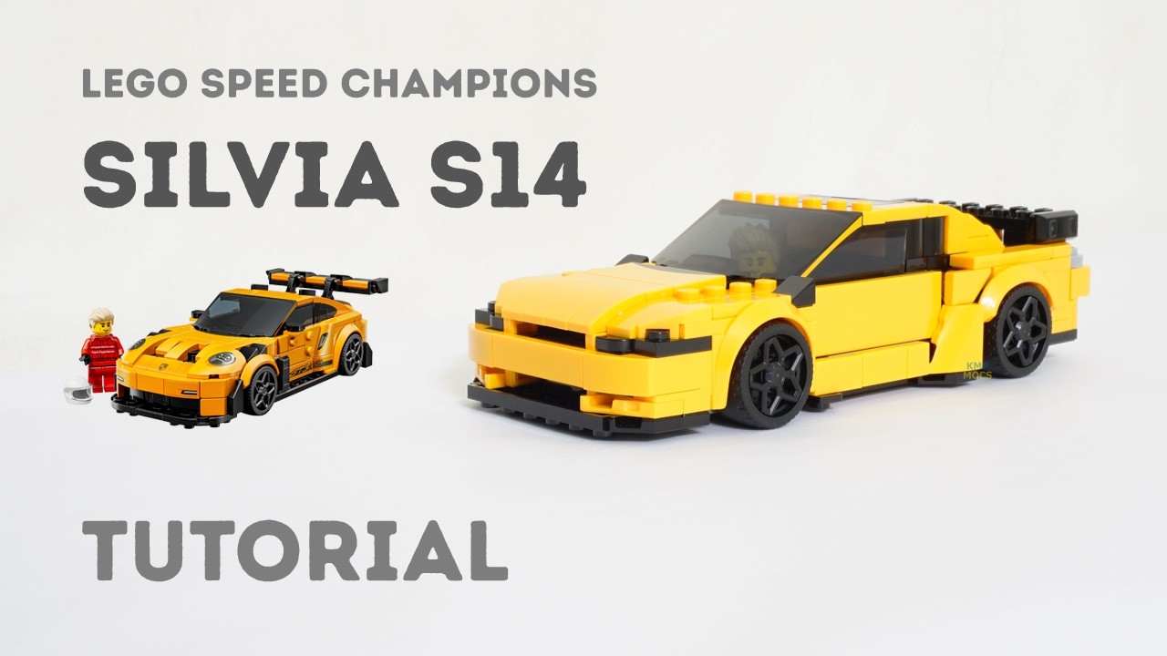 Tutorial - Nissan Silvia S14 | Lego Speed Champions 77239