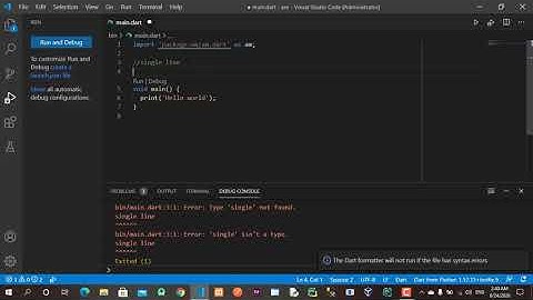 comments in dart & التعليقات في الدارت