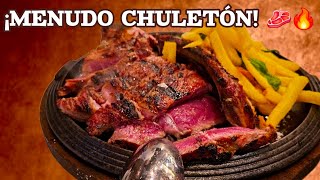 Cenamos un CHULETÓN de 1KG en Can Lampazas 🍖🔥 ¡Mira estos platos!