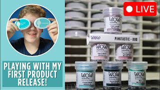 Playing with my FIRST PRODUCT COLLECTION LIVE!