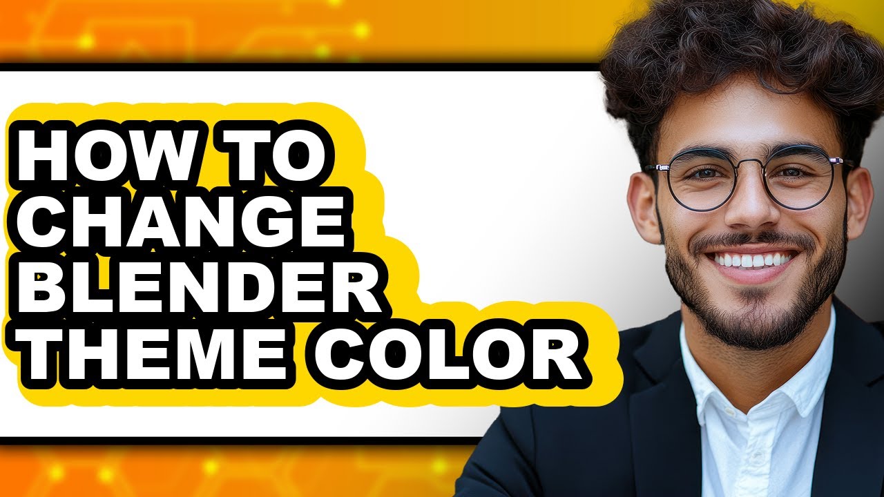How to Change Blender Theme Color - Step by Step - YouTube