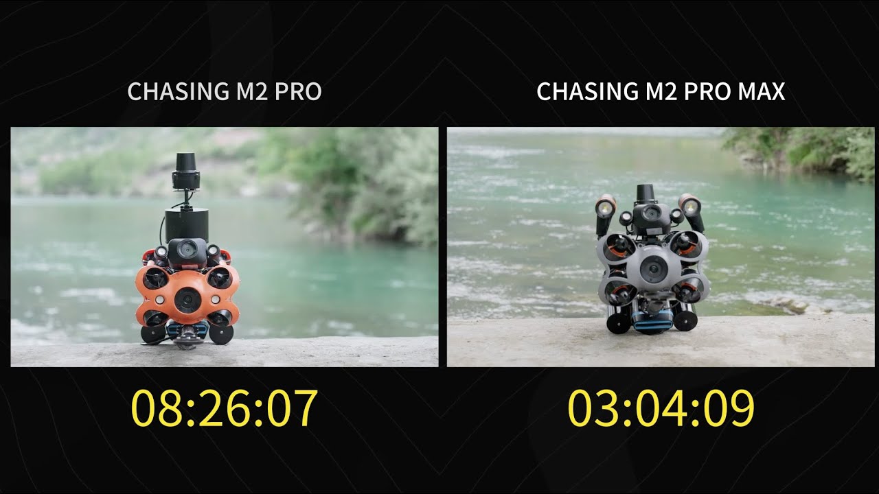 Установка дополнительных аксессуаров CHASING M2 PRO vs M2 Pro Max