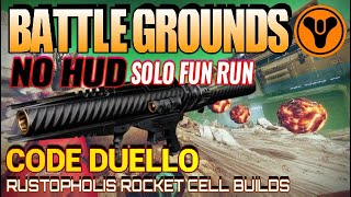 Battle Grounds Solo NO HUD - Rocket Cell Builds, Code Duello, Timelines Vertex, Bleak Watcher
