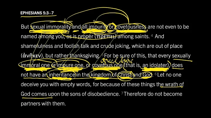 How Is Covetousness the Root of Sexual Idolatry? Ephesians 5:3–7, Part 2